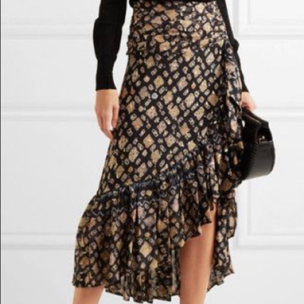 Gorgeous Ulla Johnson hi-low skirt